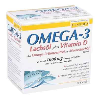 Omega 3 Lachsöl plus Vitamine d pl. Omega3 Konz.kps. 100 stk von Burton Feingold PZN 09069795