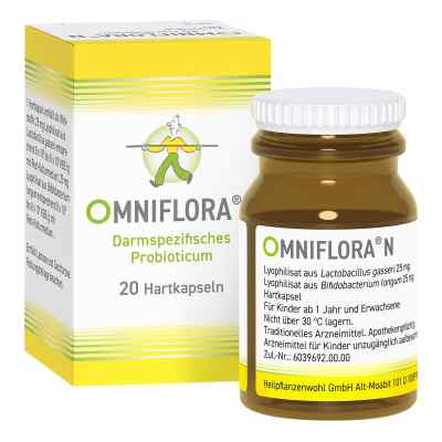 Omniflora N – Probiotika Kapseln für die Darmflora 20 stk von Heilpflanzenwohl GmbH PZN 04994871