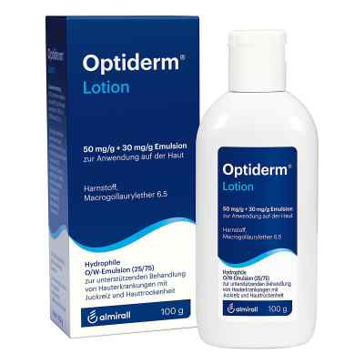 Optiderm Lotion 100 g von ALMIRALL HERMAL GmbH PZN 02215302