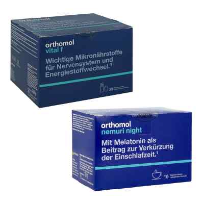 Orthomol Nemuri Night + Orthomol Vital F Trinkfläschchen 1 stk von  PZN 08101453