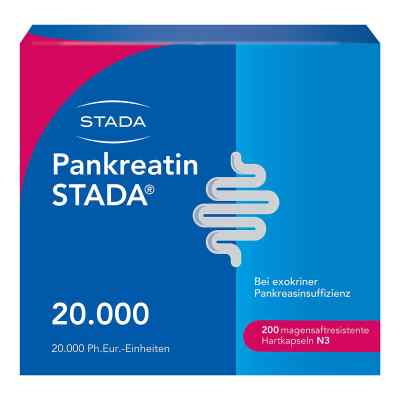 Pankreatin STADA 20.000 bei Verdauungsstörung 200 stk von STADA GmbH PZN 14307771