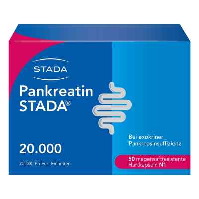 Pankreatin Stada 20.000 magensaftresistente Hartkapsel 50 stk von STADA GmbH PZN 14307759