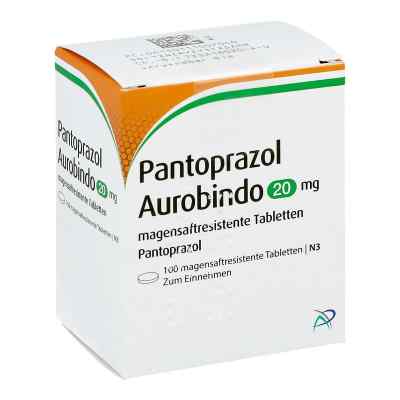 Pantoprazol Aurobindo 20mg 100 stk von PUREN Pharma GmbH & Co. KG PZN 11100704