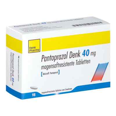 Pantoprazol Denk 40 mg magensaftresistent Tabletten 98 stk von Denk Pharma GmbH & Co.KG PZN 12443205
