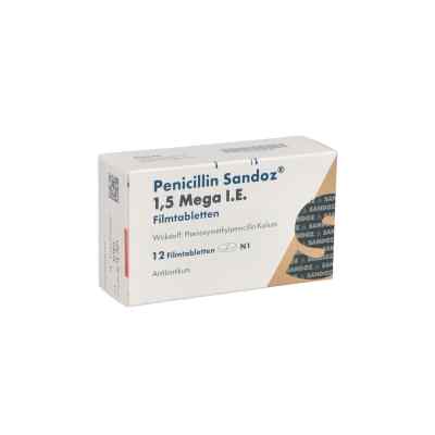 Penicillin Sandoz 1,5 Mega I.e. Filmtabletten 12 stk von Hexal AG PZN 00844146