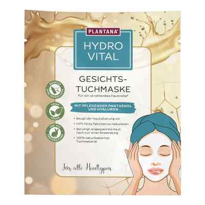 Plantana Hydro Vital Gesichtstuchmaske mit Panthenol & Hyaluron 1 stk von Hager Pharma GmbH PZN 18487988