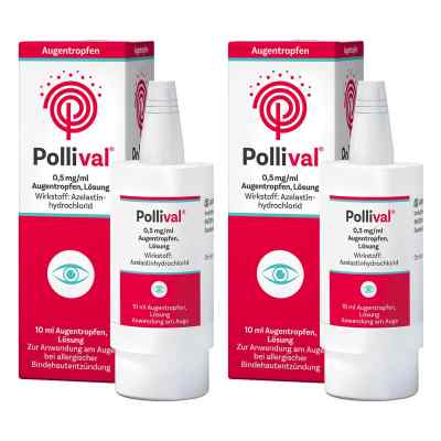 Pollival 0,5 mg/ml Augentropfen Lösung 2x10 ml von URSAPHARM Arzneimittel GmbH PZN 08107502