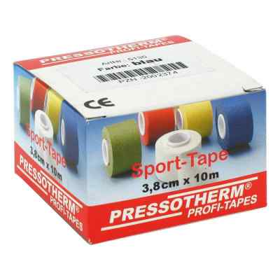 Pressotherm Sport-tape 3,8cmx10m blau 1 stk von ABC Apotheken-Bedarfs-Contor Gmb PZN 02002374