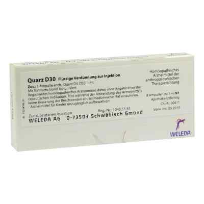 Quarz D30 Ampullen 8X1 ml von WELEDA AG PZN 01625676