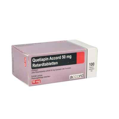 Quetiapin Accord 50 mg Retardtabletten 100 stk von Accord Healthcare GmbH PZN 15379011