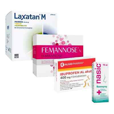 Reiseset Femannose, Laxatan, Nasic und Ibuprofen 1 Pck von  PZN 08101548