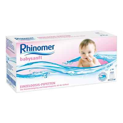 Rhinomer babysanft Meerwasser 5ml Einzeldosispipetten 20X5 ml von GlaxoSmithKline Consumer Healthc PZN 05396646