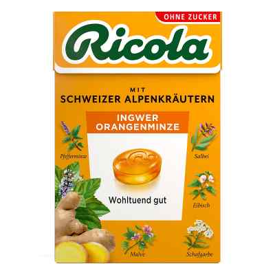 Ricola O.z.box Ingwer Orangenminze Bonbons 50 g von Queisser Pharma GmbH & Co. KG PZN 17518385
