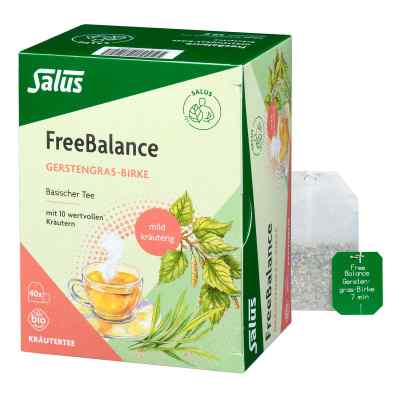 Salus FreeBalance Gerstengras-Birke Basischer Tee  40 stk von SALUS Pharma GmbH PZN 18893033