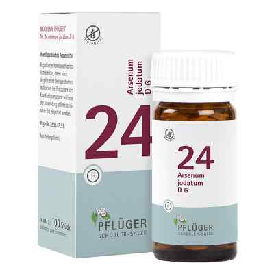 Schüßler-Salze Biochemie Pflüger 24 Arsenum jodatum D6 Tbl.