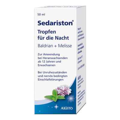 Sedariston Tropfen für die Nacht Baldrian + Melisse