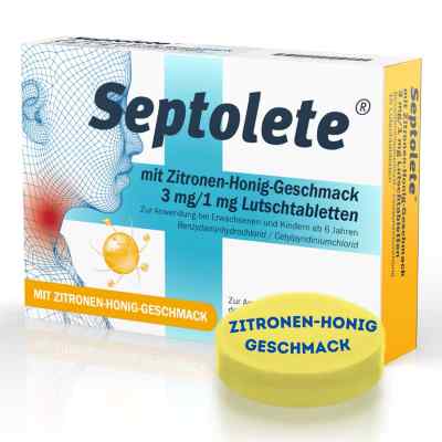 Septolete Mit Zitronen-Honig-Geschmack 3 Mg/1 Mg 16 stk von TAD Pharma GmbH PZN 19104417