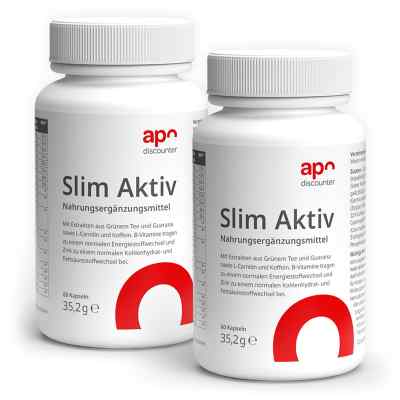 Slim Aktiv Stoffwechsel Kapseln von apodiscounter 2x60 stk von IQ Supplements GmbH PZN 08102036