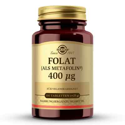 Solgar Folat Metafolin 400 mg Tabletten 100 stk von pro medico Handels GmbH PZN 18814737