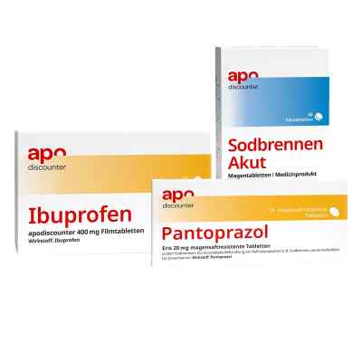 Sparset: Pantoprazol + Ibu + Sodbrennen Akut