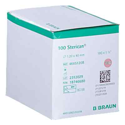 Sterican Einmalkanüle 18 G 40 Mm Kurzschliff 100 stk von B. Braun Melsungen AG PZN 18746680