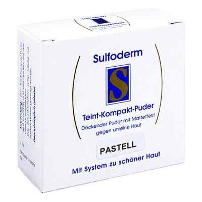 Sulfoderm S Teint Kompakt Puder pastell 10 g von ECOS Vertriebs GmbH PZN 06052825