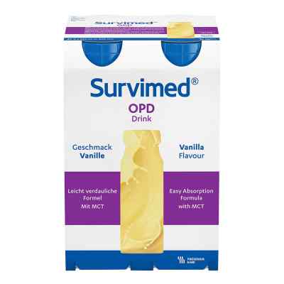 Survimed Opd Drink Vanille Trinkflasche 4X200 ml von Fresenius Kabi Deutschland GmbH PZN 10709745