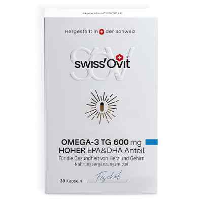 SwissOvit Omega-3 TG 600 mg Fischöl EPA + DHA Kapsel
