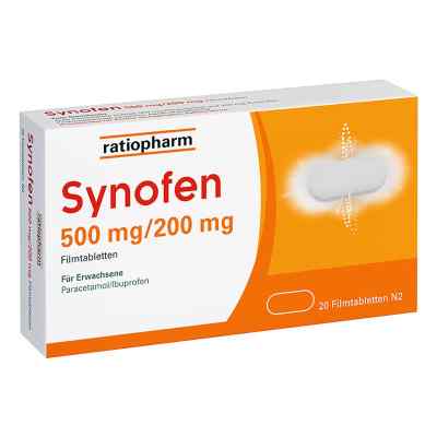 Synofen - mit Ibuprofen und Paracetamol 20 stk von ratiopharm GmbH PZN 18218515