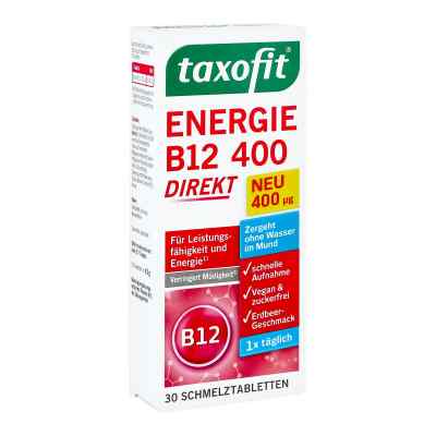 Taxofit Energie B12 400 direkt 30 stk von MCM KLOSTERFRAU Vertr. GmbH PZN 16802026