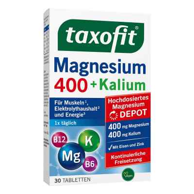 Taxofit Magnesium 400 + Kalium Depot Tabletten 30 stk von MCM KLOSTERFRAU Vertr. GmbH PZN 18112952