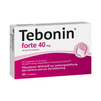Tebonin forte 40mg 30 stk von Dr.Willmar Schwabe GmbH & Co.KG PZN 04507747