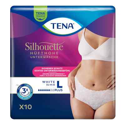Tena Silhouette Plus L White Inkontinenz Pants
