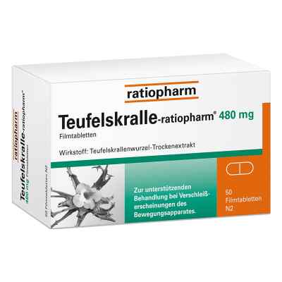 TEUFELSKRALLE ratiopharm 100 stk von ratiopharm GmbH PZN 02940730