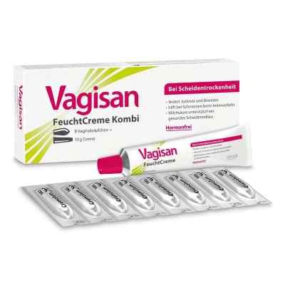 Vagisan Feuchtcreme Kombi 8 Ovula+10 g Creme