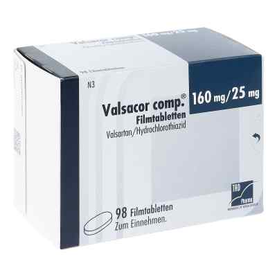 Valsacor comp 160mg/25mg 98 stk von TAD Pharma GmbH PZN 08473407