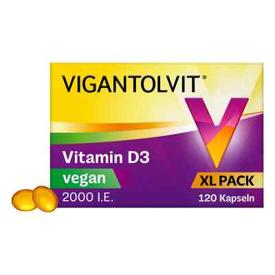 Vigantolvit 2000 i.E. Vitamin D3 Vegan Weichkapseln 120 stk von WICK Pharma - Zweigniederlassung PZN 18199077