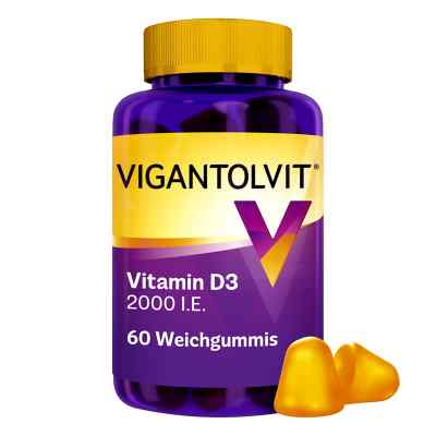 Vigantolvit 2000 i.E. Vitamin D3 Weichgummis 60 stk von WICK Pharma - Zweigniederlassung PZN 18199060