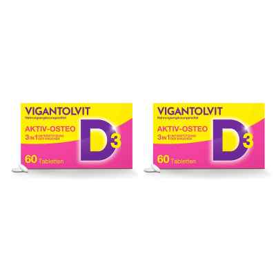Vigantolvit Vitamin D3 K2 Calcium Filmtabletten 2x60 stk von WICK Pharma - Zweigniederlassung der Procter & Gam PZN 08101108