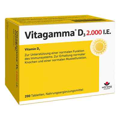 Vitagamma D3 2.000 I.e. Vitamin D3 Nem Tabletten