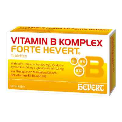 Vitamin B Komplex Forte Hevert Tabletten 60 stk von Hevert Arzneimittel GmbH & Co. K PZN 16901389