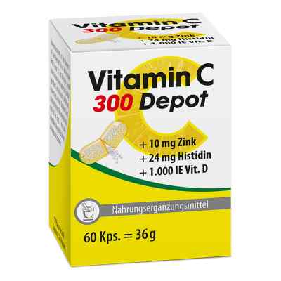 Vitamin C 300 Depot+zink+histidin+d Kapseln