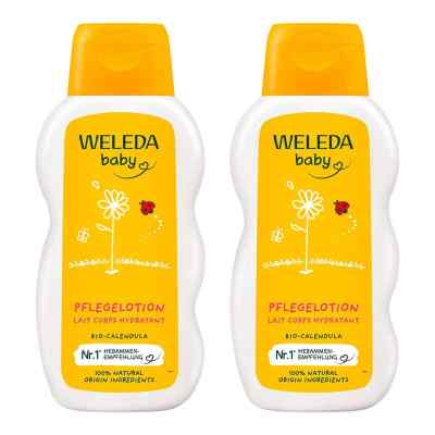 Weleda Calendula Pflegemilch 2x200 ml von WELEDA AG PZN 08107059