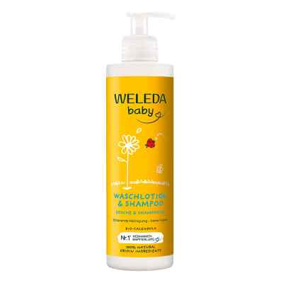 Weleda Calendula Waschlotion & Shampoo 400 ml von WELEDA AG PZN 19469627