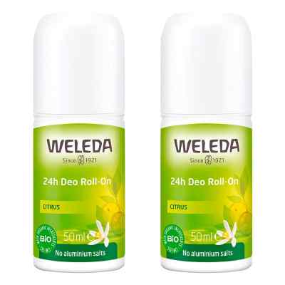 Weleda Citrus 24 H Deo Roll-on 2x50 ml von WELEDA AG PZN 08104328