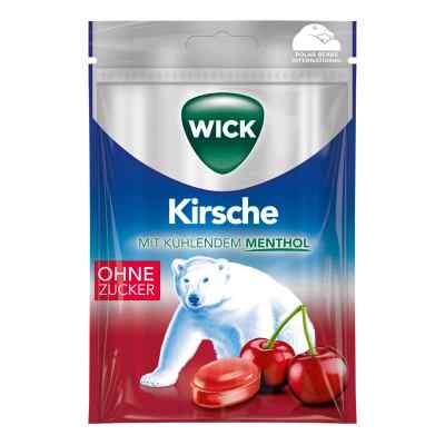 Wick Wildkirsche & Eukalyptus Bonbons ohne Zucker Btl 72 g von Dallmann's Pharma Candy GmbH PZN 12595352