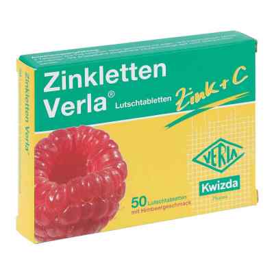 Zink Verla 5 mg Lutschtabletten Himbeere 50 stk von Hecht Pharma GmbH GB - Handelswa PZN 02485941