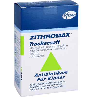 Zithromax Trockensaft Kinder bis 25 kg